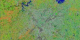 A animation showing the correlation between thermal and visible Landsat data of the Atlanta Heat Island