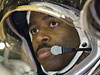STS-122 astronaut Leland Melvin during training