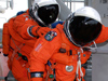 An astronaut's pressure suit.