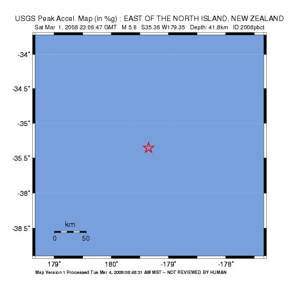 Peak Ground Acceleration Image