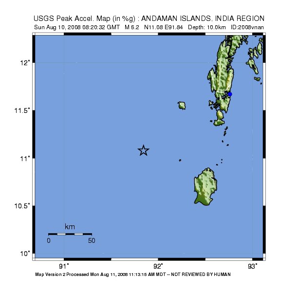 Peak Ground Acceleration Image