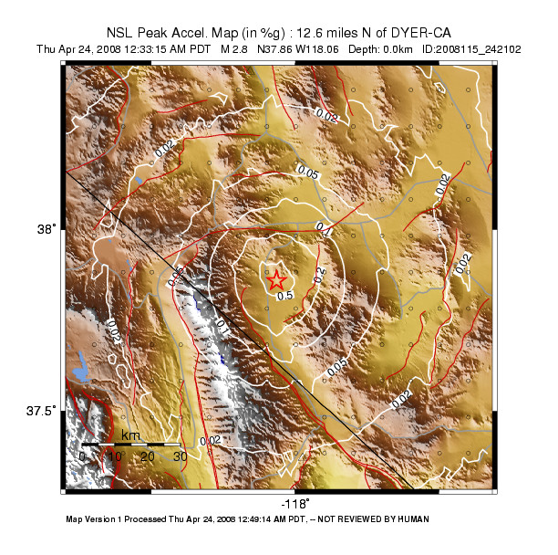 Peak Ground Acceleration Image