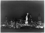 Statue of Liberty at night