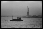Statue of Liberty seen from the S.S. Coamo leaving New York