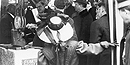 A picture of President Theodore Roosevelt at the Lincoln Centennial celebration - Laying of the Cornerstone