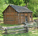 Cabin at Boyhood Home at Knob Creek