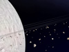 Artist Concept of Rhea Rings