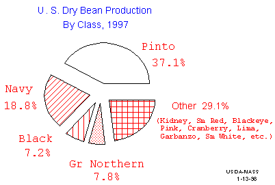 Dry Beans: Production by Class, US