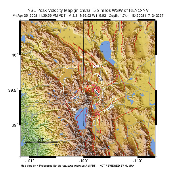 Peak Ground Velocity Image