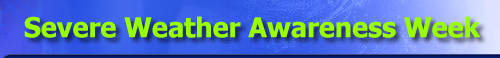 Severe Weather Awareness Week Title image