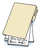 File folder labeled 'Wills'. - Click to enlarge in new window.