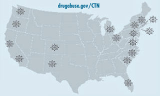 NIDA National Drug Abuse Treatment Clinical Trials Network map