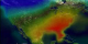 Seasonal North American temperature anomalies from January 1950 through October 1998