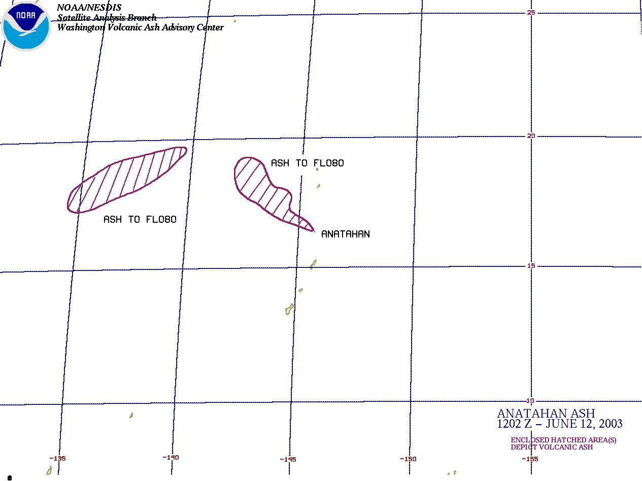 Graphic Map Depicting Ash