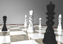 image of genetic chess pieces