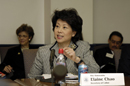 Labor Secretary Elaine Chao speaks to PEC members