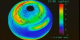 Energetic electron fluxes (&gt; 0.4 MeV) over the North Pole from the PET P1 solid state detector during the period 7-6-1992 through 7-29-1993