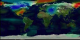 Seasonal global temperature anomalies from January 1950 through October 1998