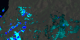 Water droplet size correlated with precipitation over northern Borneo on March 1, 1998