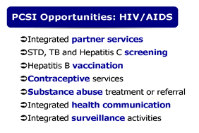 Slide 13: PCSI Opportunities: HIV/AIDS