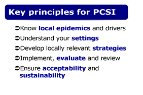 Slide 14: Key principles for PCSI