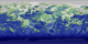 View of the Earth in RSR data for June 21, 2000.  It is the peak of summer in the northern hemisphere and the peak of winter in the southern hemisphere