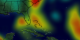 Monthly average precipitation anomalies for September 1999 from TRMM measurements, showing the east coast of the United States with increased precipitation due to Hurricane Floyd