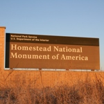 Homestead National Monument of America's Entrance Sign