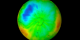 Blue colors indicate water ice observed by Odyssey during the northern winter months, when carbon-dioxide covers the surface.