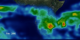 Monthly average rainfall over Africa during February 2000 as measured by TRMM, showing the increased precipitation that caused flooding in Mozambique