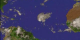 A fly-in to Hurricane Alberto on August 8, 2000, showing the three-dimensional structure of the precipitation as measured by the Precipitation Radar instrument on TRMM.  In this animation, a surface of constant precipitation is colored by the value of the precipitation on the ground under the surface.  The global cloud cover data was measured by GOES.