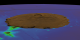 Olympus Mons lays over the Hawaiian Islands.