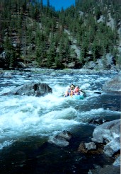 River Patrol in Big Mallard rapids on the Salmon River