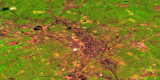 Landsat view of Atlanta, Georgia