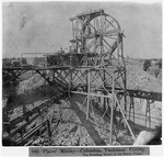 Placer Mining--Columbia,Tuolumne County - the hoisting wheel of the Daley Claim, LC-USZ62-27115