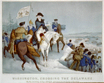 Washington, crossing the Delaware