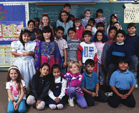 Photo of children in school