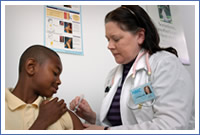 Child Getting Vaccinated