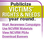 Publicize Victims' Rights and Needs year round icon
