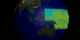 An animation of sea surface temperature and sea surface height anomalies in the Pacific Ocean for the period January 1997 through December 1997.  The data is shown on a globe and the point of view moves from showing a full globe to flying over the equatorial Pacific toward South America.