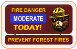 Today's Fire Danger Rating is MODERATE