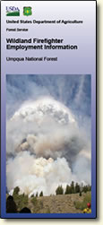 [IMAGE: Cover of Wildland Firefighter Employment Information Brochure]