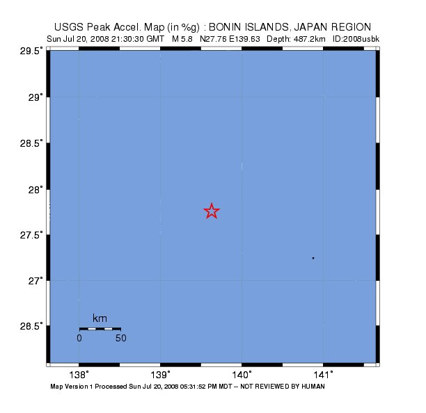 Peak Ground Acceleration Image