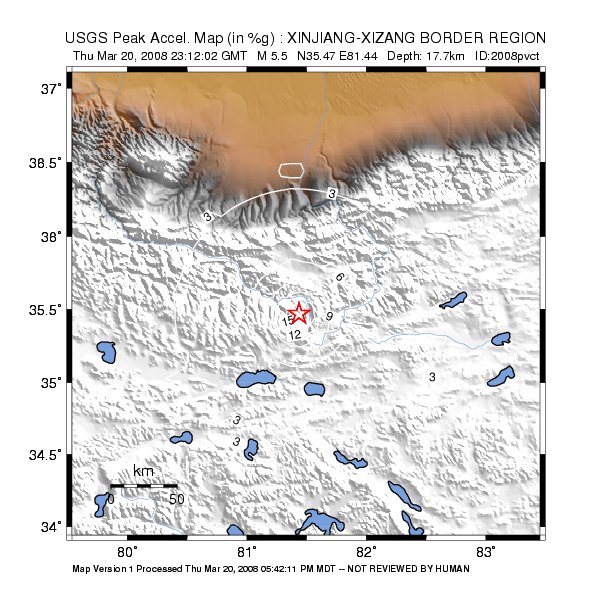 Peak Ground Acceleration Image