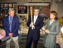 Secretary Gutierrez visit Louisville Slugger Manufactoring Facility