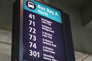 Photo: Upgraded tunnel signage.