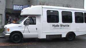 Photo:  Special ACCESS van for senior citizens in Southeast Seattle and Beacon Hill.