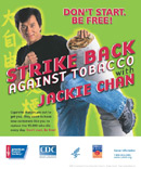 Strike Back Against Tobacco with Jackie Chan Poster