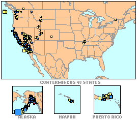 Latest USA Earthquakes Map