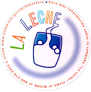 La Leche: Spanish Logo Stickers